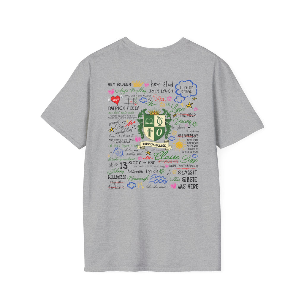 Crew Tee — 'For Keeps' Doodle Art Signature T-Shirt