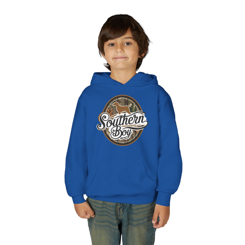 Youth Hoodie - "Southern Boy" Vintage Camo Logo