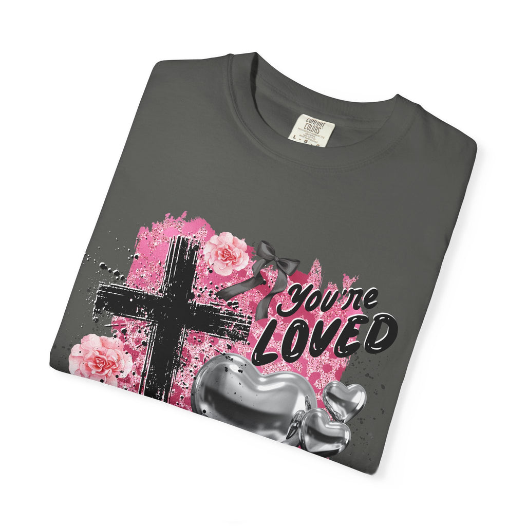 Christian Cross T-Shirt — "You're Loved" John 3:16 Faith Tee
