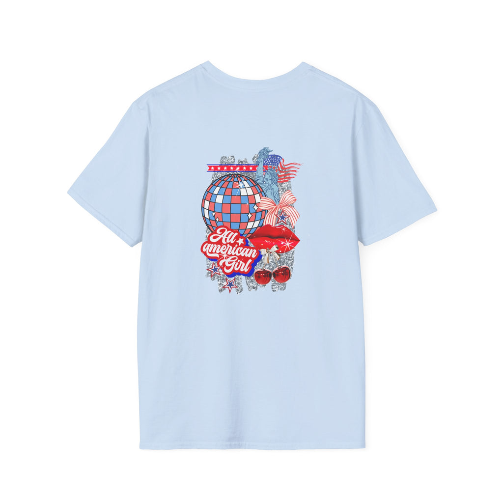 Patriotic Cherry Graphic T-Shirt