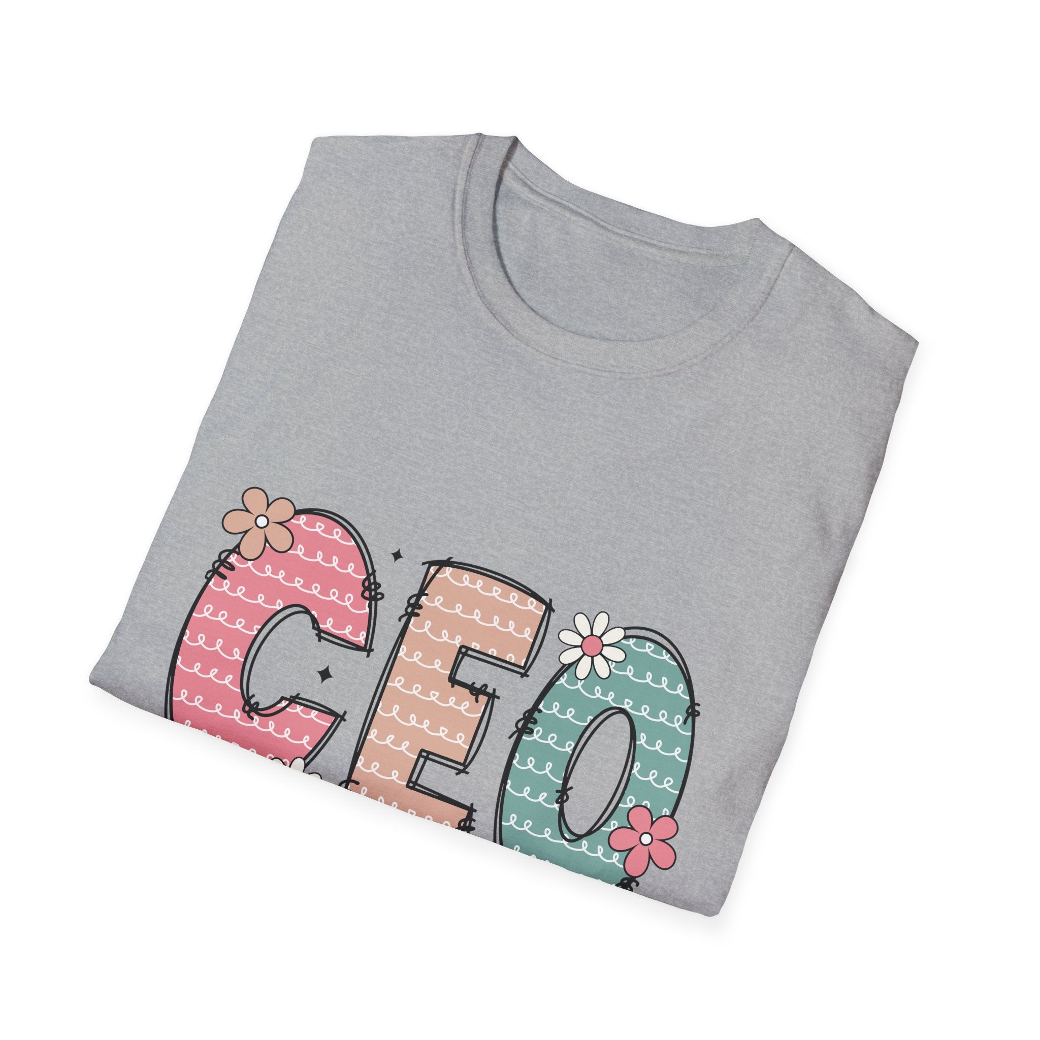 CEO of the House T-Shirt — Cute Pastel Mom/Wife Family Humor Tee