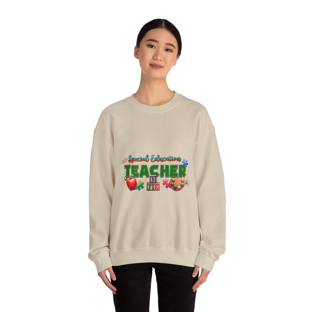 Special Education Teacher Crewneck Sweatshirt – Inspirational Teacher Apparel
