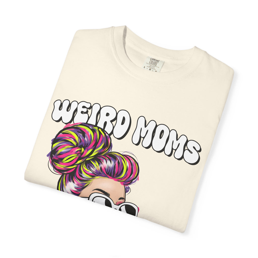 Weird Moms Homeschool Graphic T-Shirt — Retro Pop Art Mom Tee