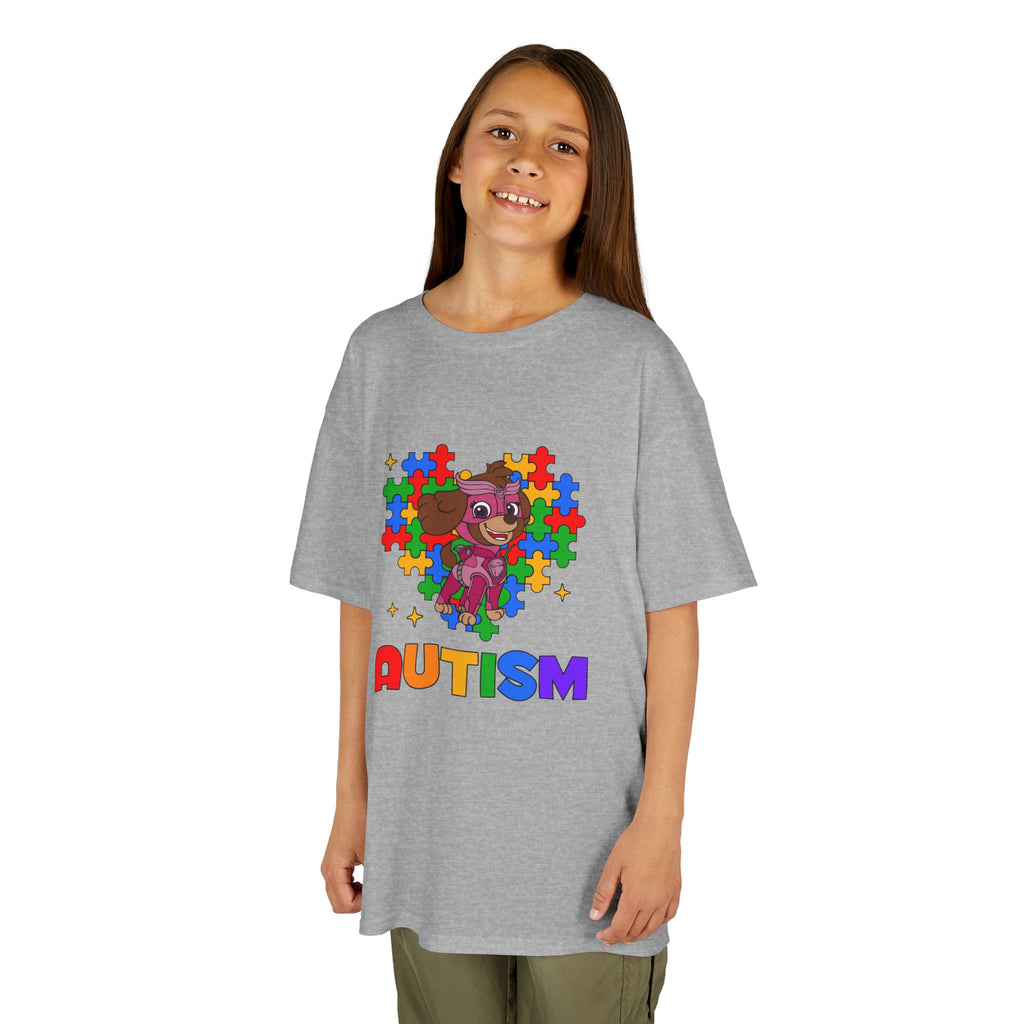 Kids Autism Puzzle Heart T-Shirt — Colorful Awareness Tee for Children