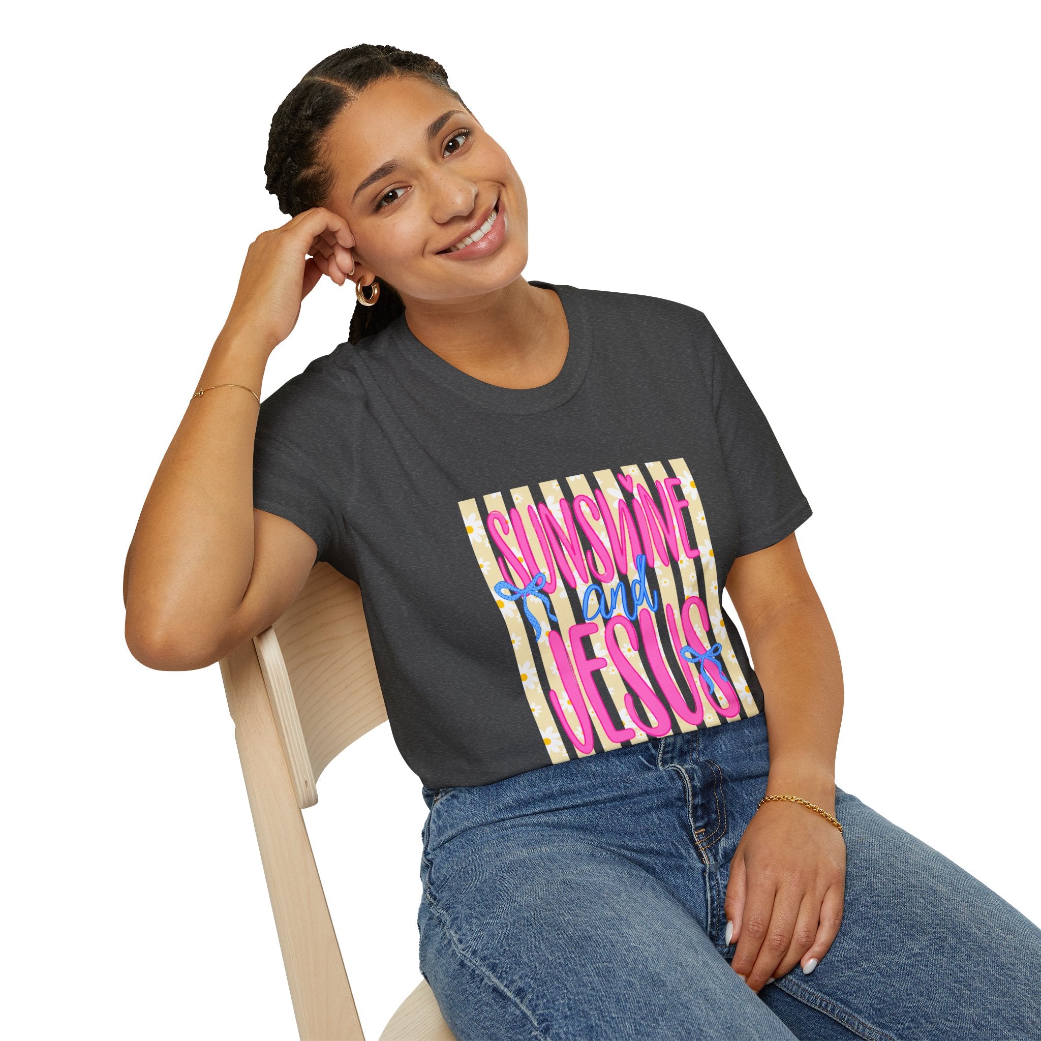 Sunshine and Jesus T-Shirt — Bright Christian Faith Graphic Tee