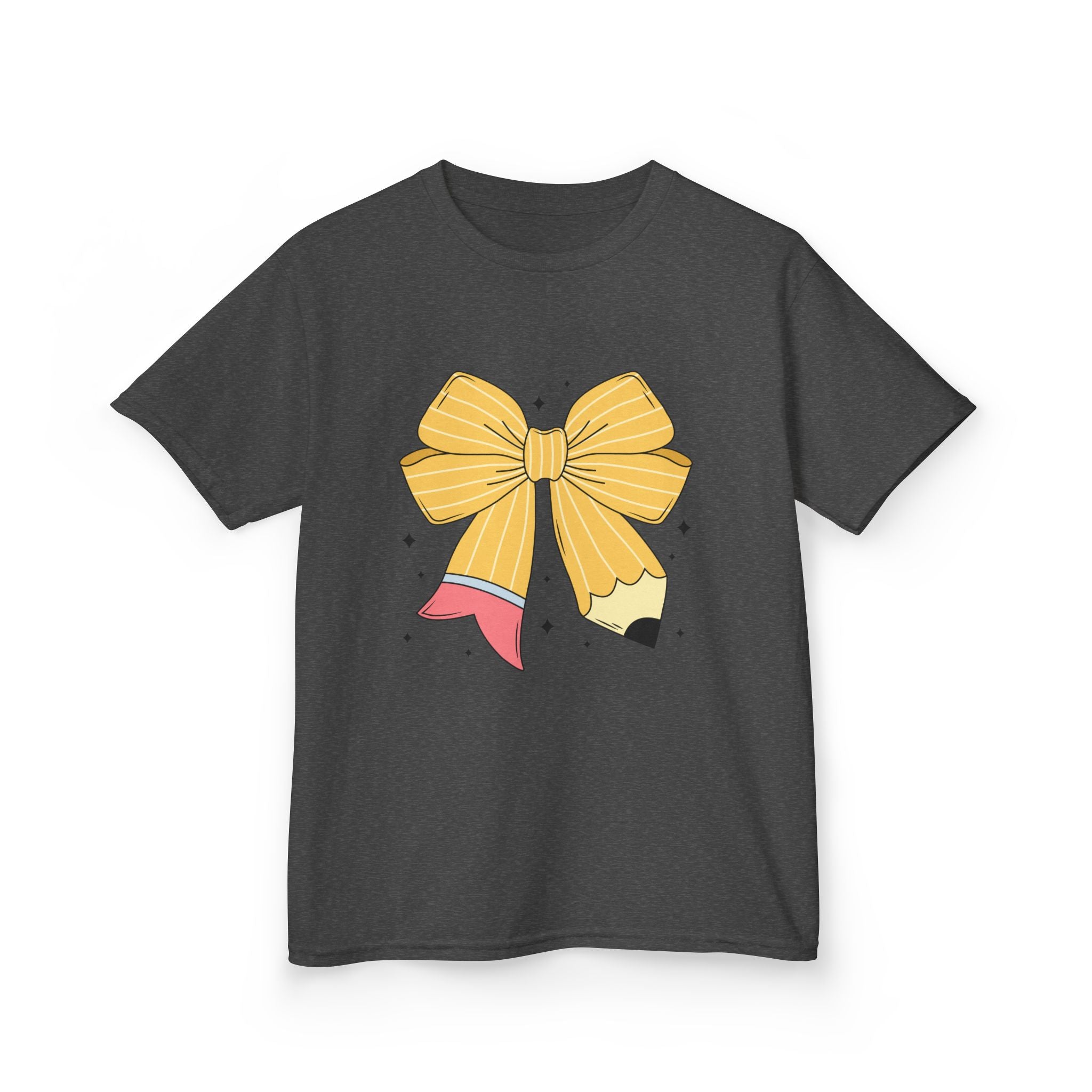 Kids Tee — Cute Yellow Bow Graphic Shirt