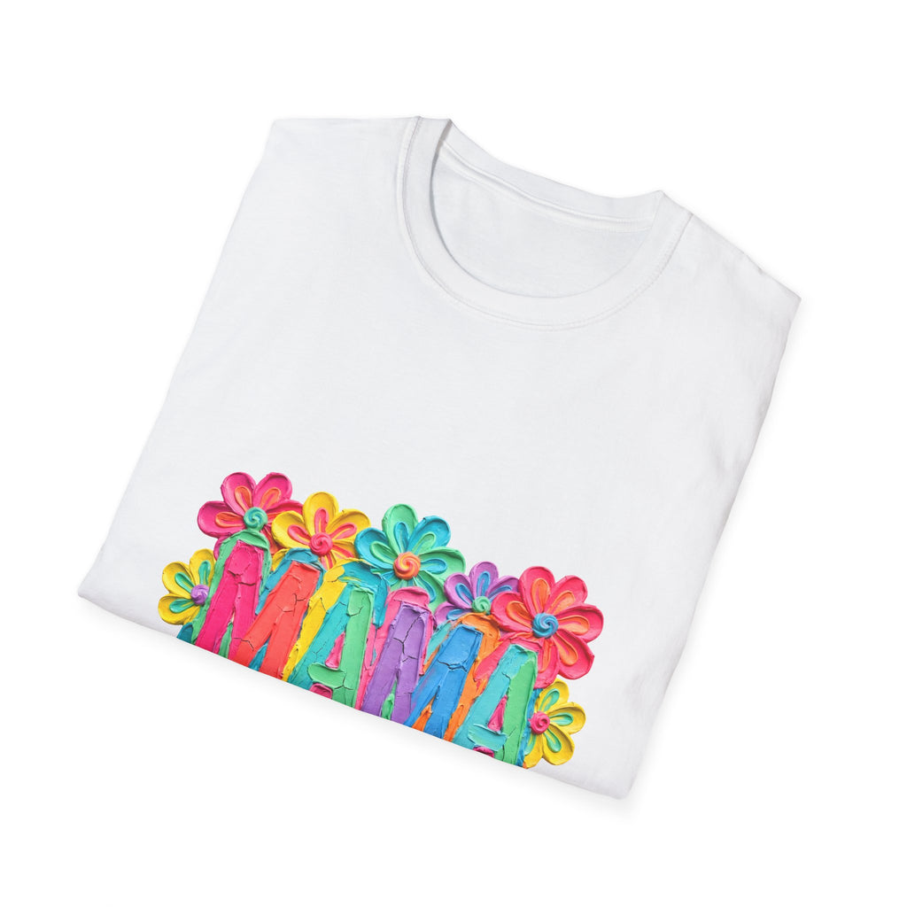 Mama Floral T-Shirt — Colorful Flower Mom Shirt for Mother's Day