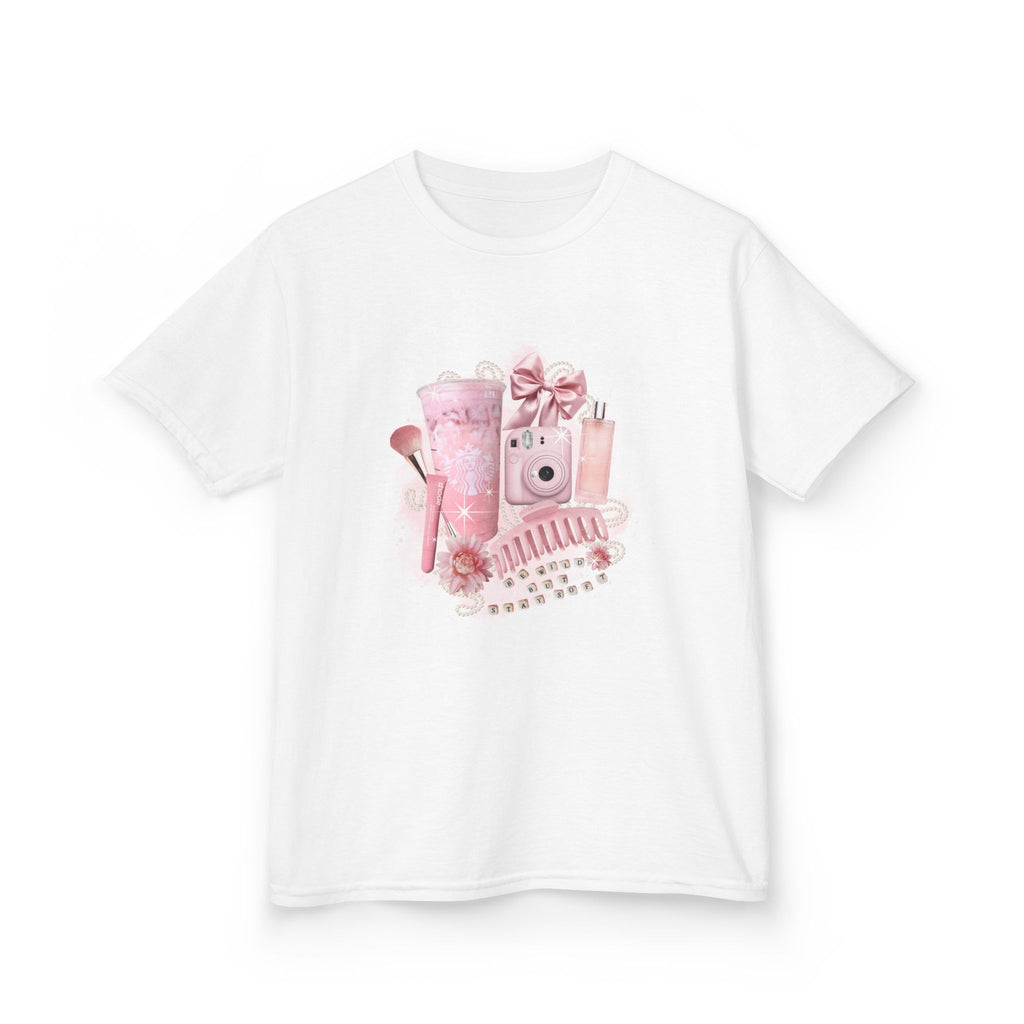 Kids Pink Cozy Slumber Party Graphic Tee