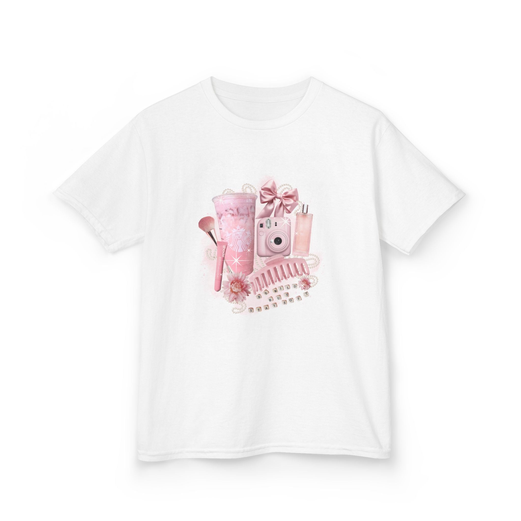 Kids Pink Cozy Slumber Party Graphic Tee