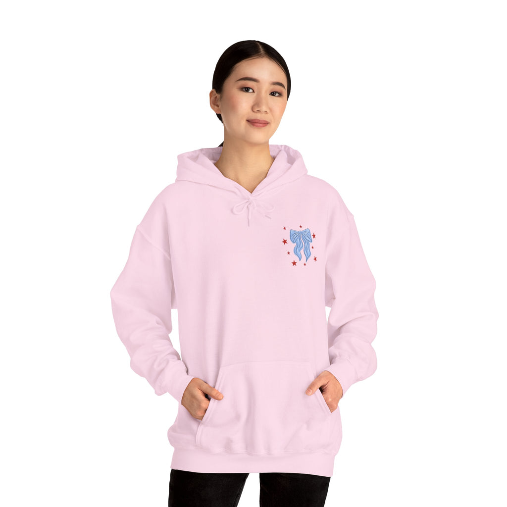 American Honey Hoodie — Retro Patriotic Graphic Sweatshirt