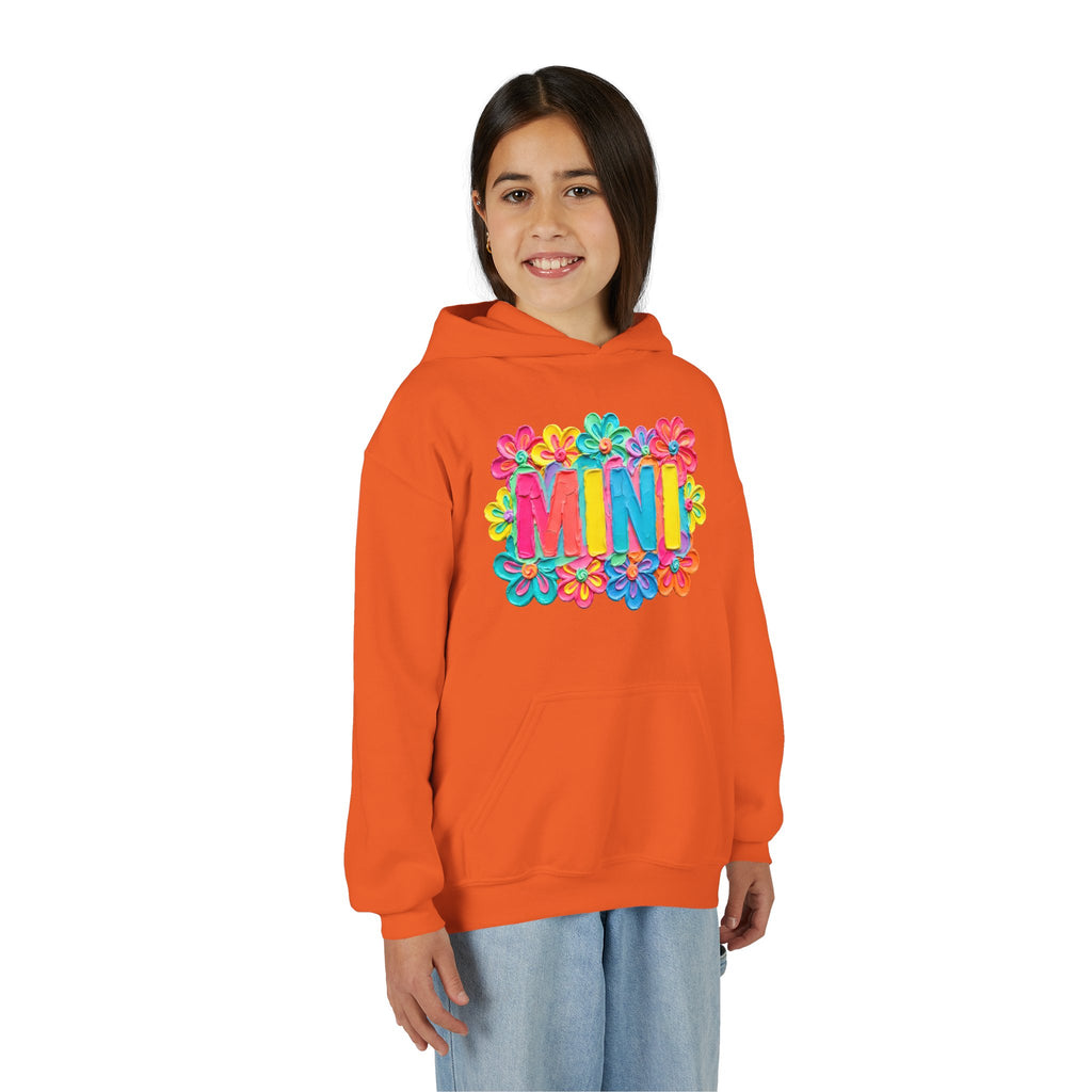 Youth Hoodie — "MINI" Colorful Floral Kids Pullover
