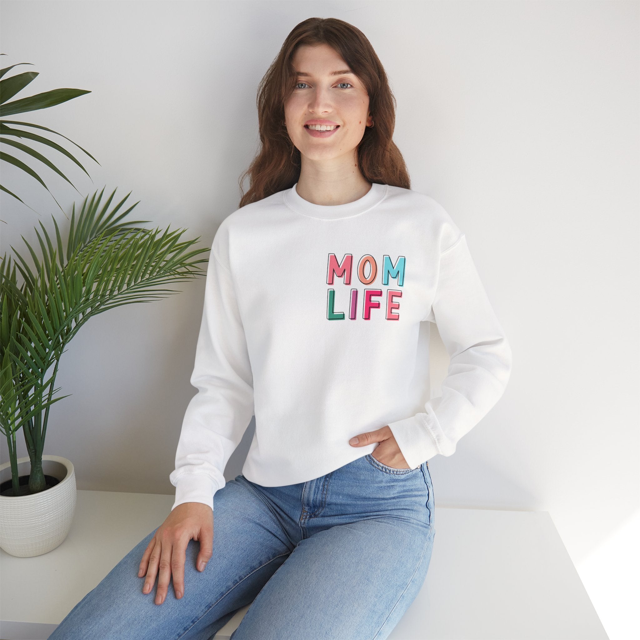 Double-sided Mom Life Crewneck Sweatshirt — "I Have It All Together I Just Forgot Where I Put It"