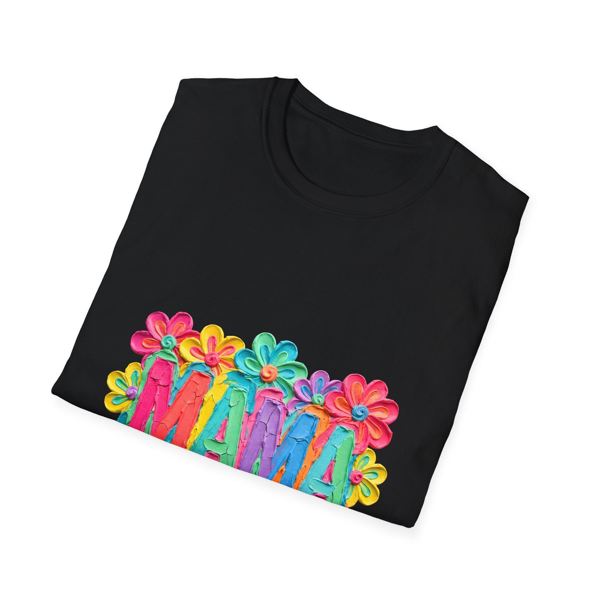 Mama Floral T-Shirt — Colorful Flower Mom Shirt for Mother's Day