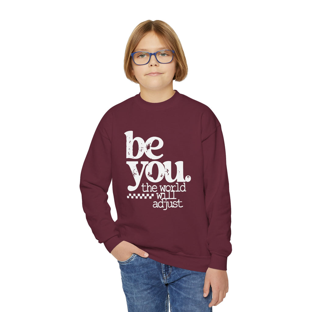 Youth Crewneck Sweatshirt — Classic White Kids Pullover