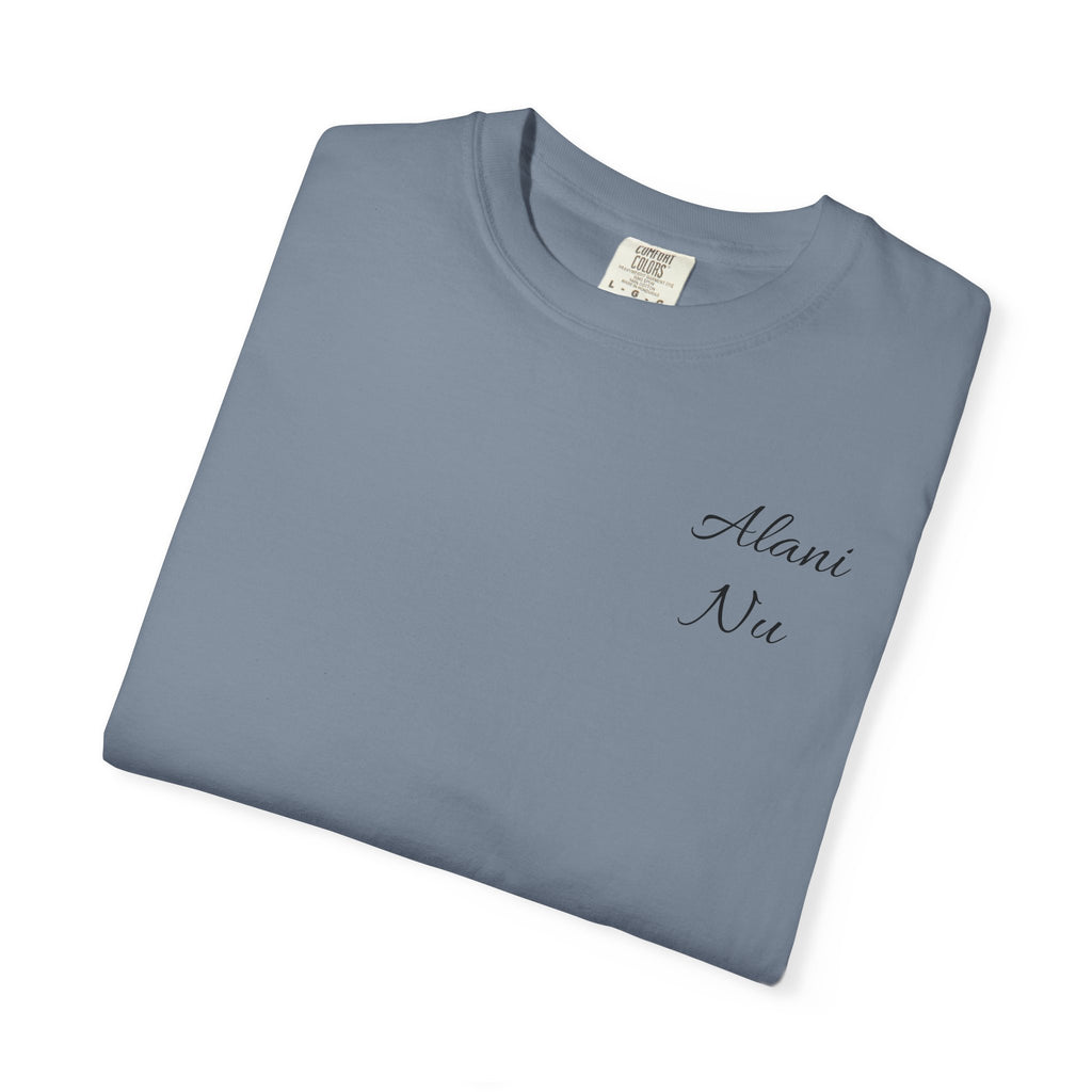 Graphic T-Shirt — Retro Tattoo Collage with 'Aloha Nui' Can