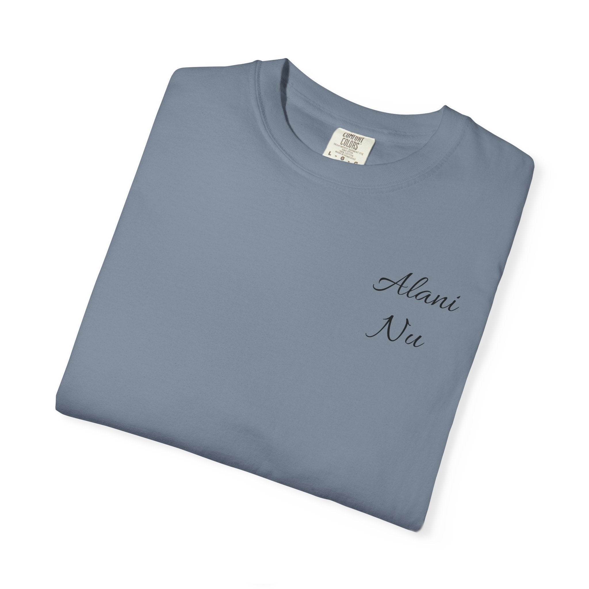 Graphic T-Shirt — Retro Tattoo Collage with 'Aloha Nui' Can