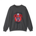 Skeleton Graphic Sweatshirt — "Trigger Warnings Welcome" Gothic Crewneck