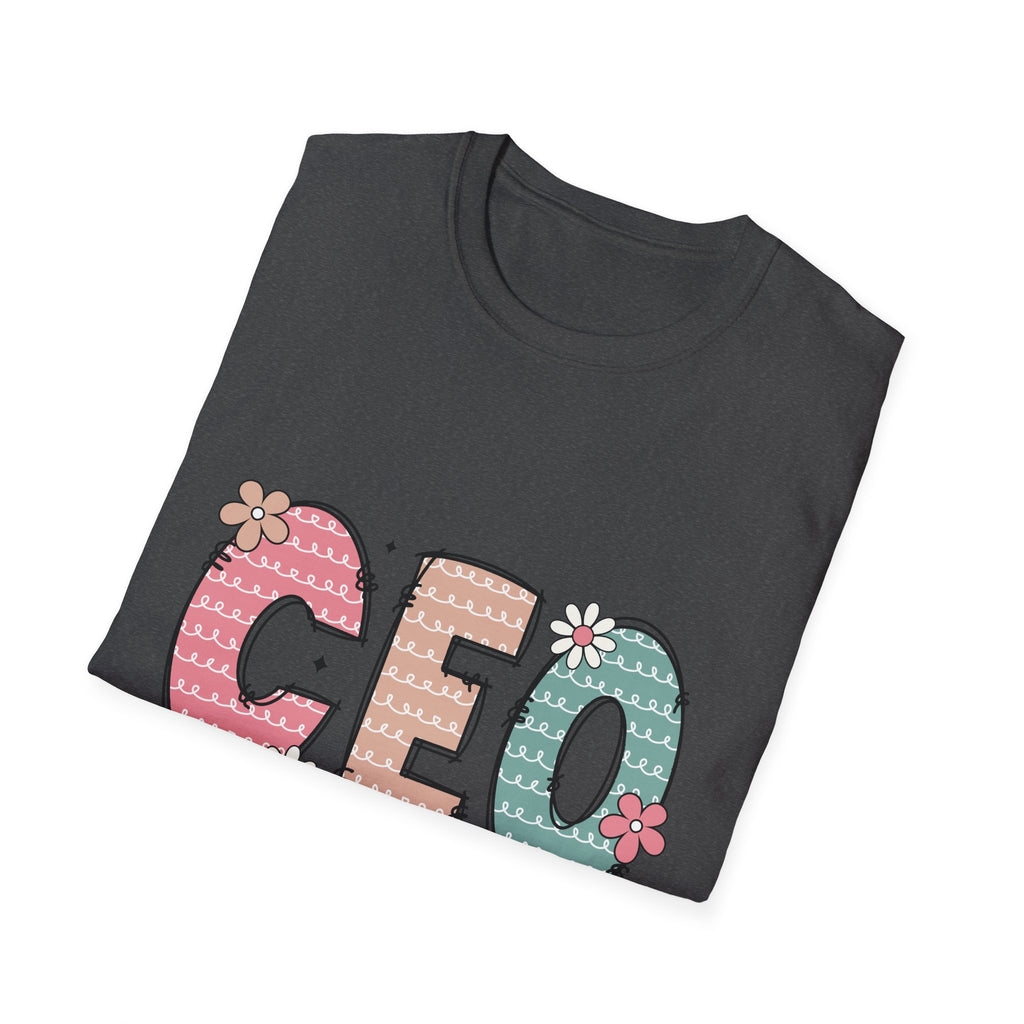 CEO of the House T-Shirt — Cute Pastel Mom/Wife Family Humor Tee