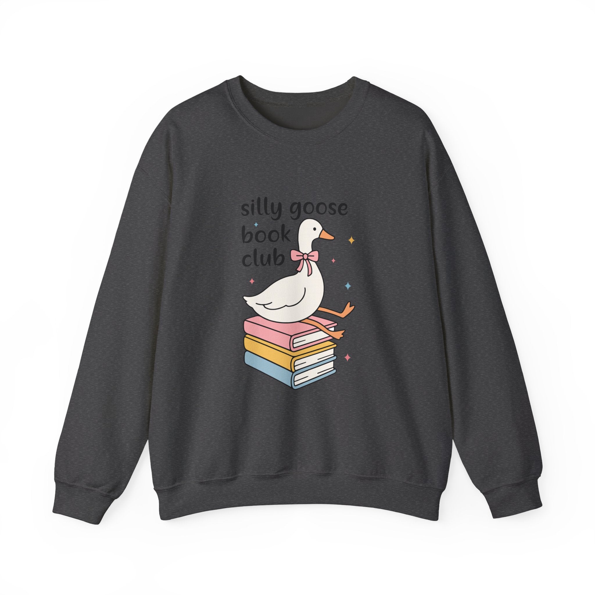Silly Goose Book Club Sweatshirt — Cute Reading Crewneck