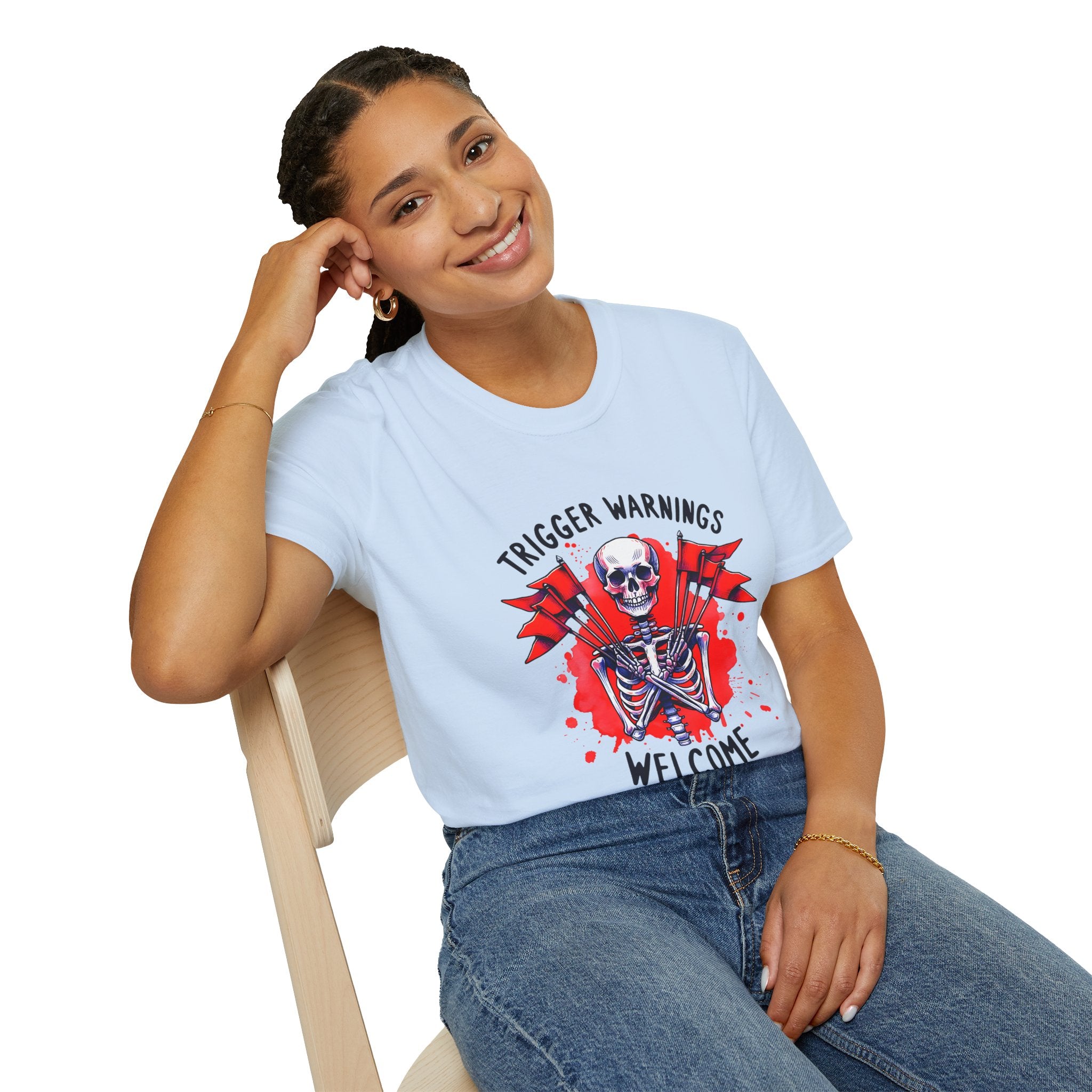 Trigger Warnings Welcome Skeleton T-Shirt