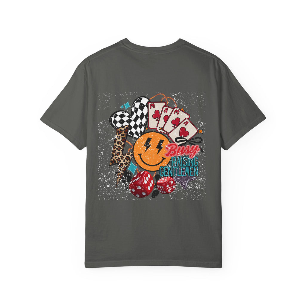 Retro Casino Smile T-Shirt – Busy Raising Hell Graphic Tee