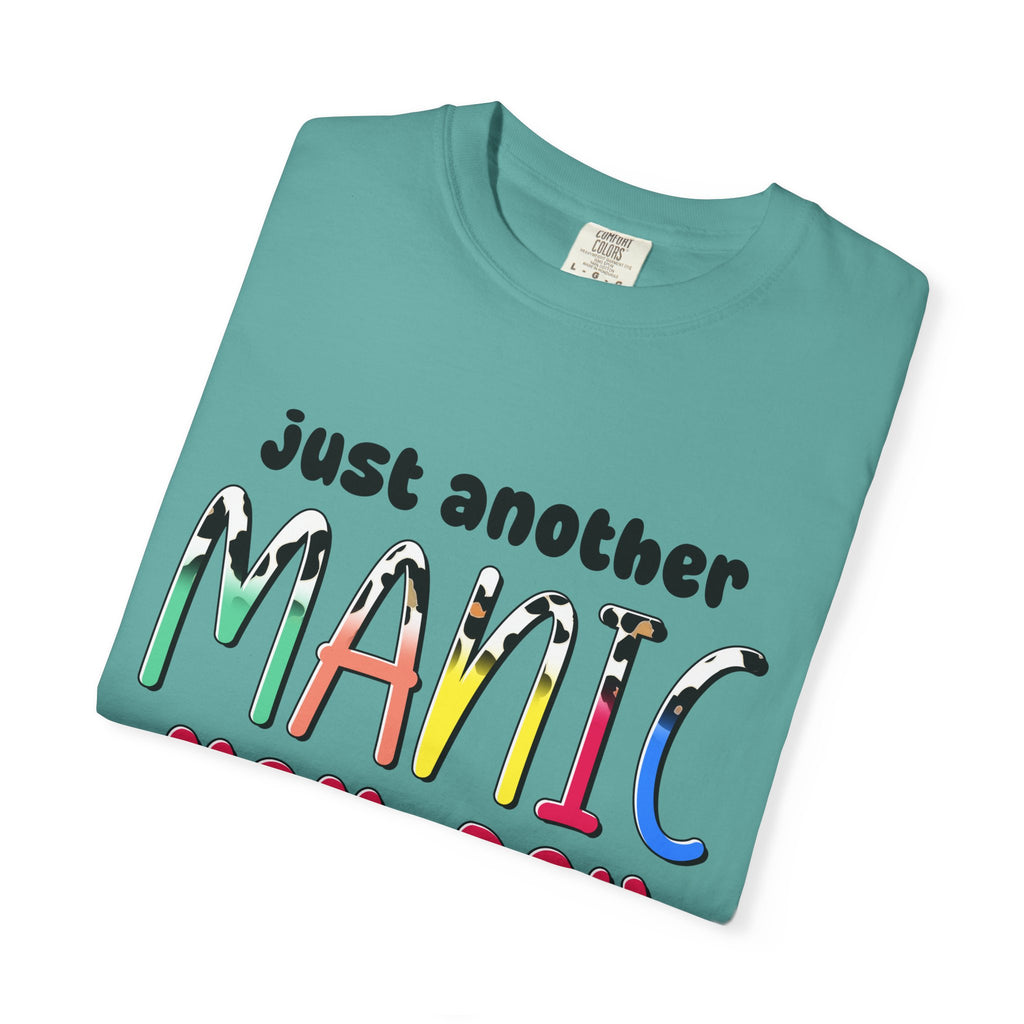 Mom-Day Graphic T-Shirt — "Just Another Manic Mom-Day" Colorful Mother's Day Tee