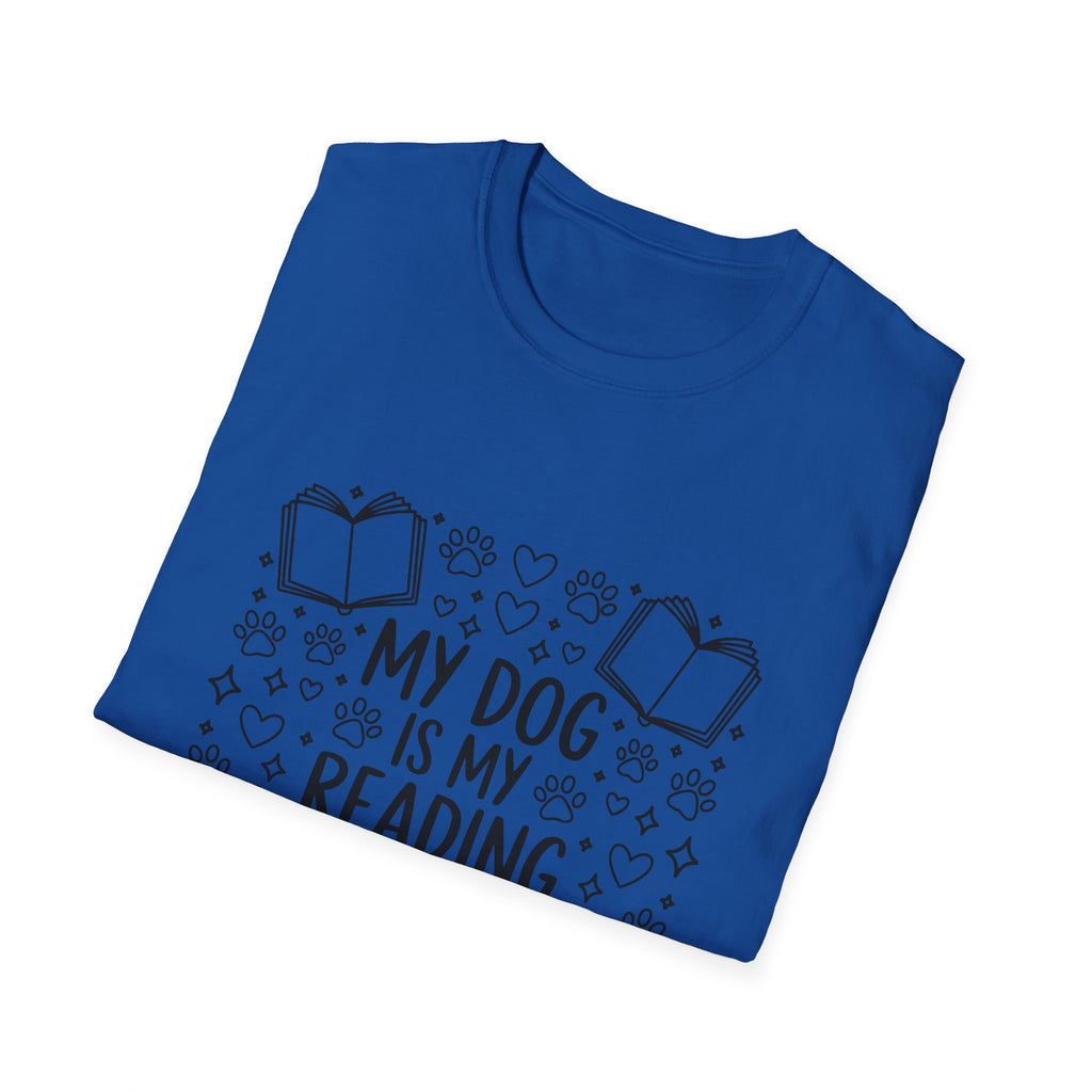 My Dog Is My Reading Buddy T-Shirt — Cute Book Lover & Dog Mom Tee