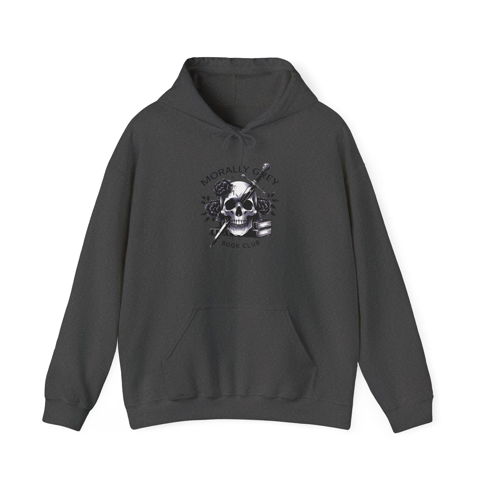 Morally Gray Book Club Hoodie — Skull & Dagger Reading Crewneck