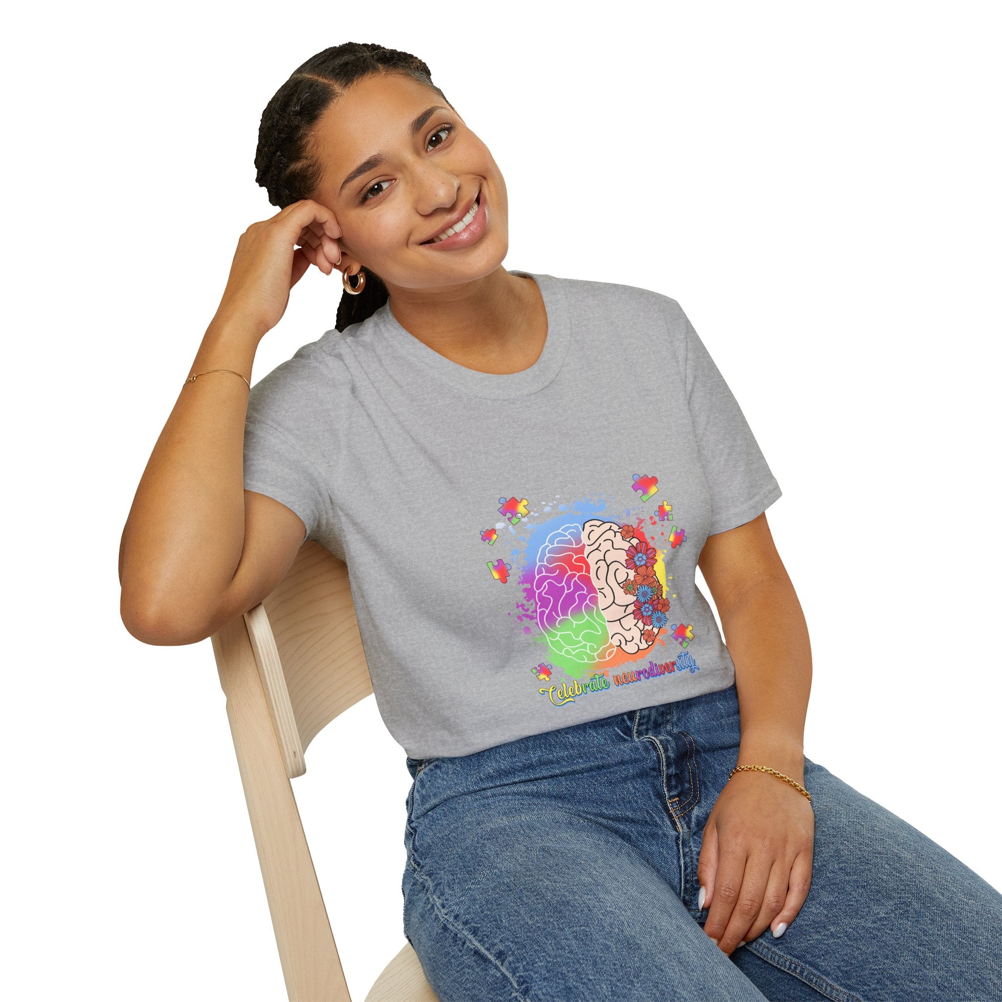 Autism Awareness Brain Puzzle T-Shirt