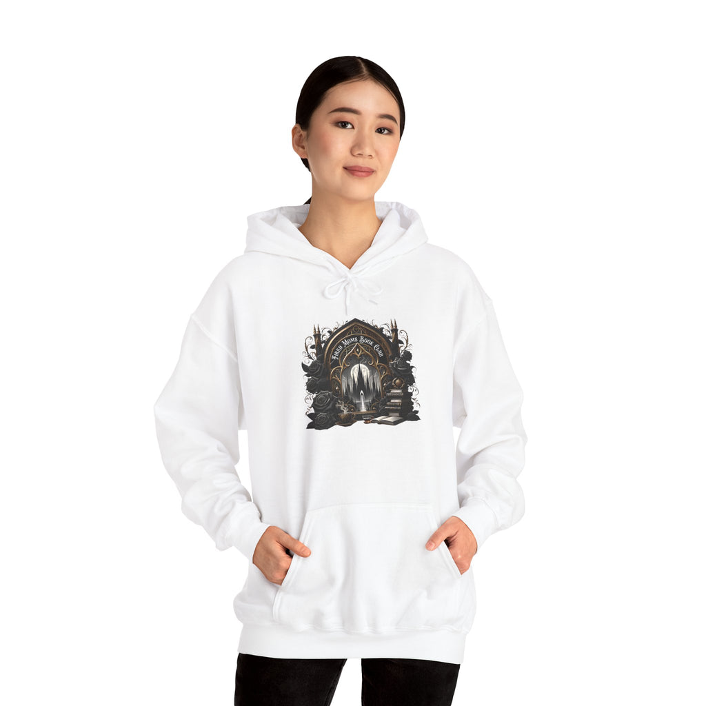 Mystic Forest Portal Hoodie — Gothic Nature Graphic Sweatshirt