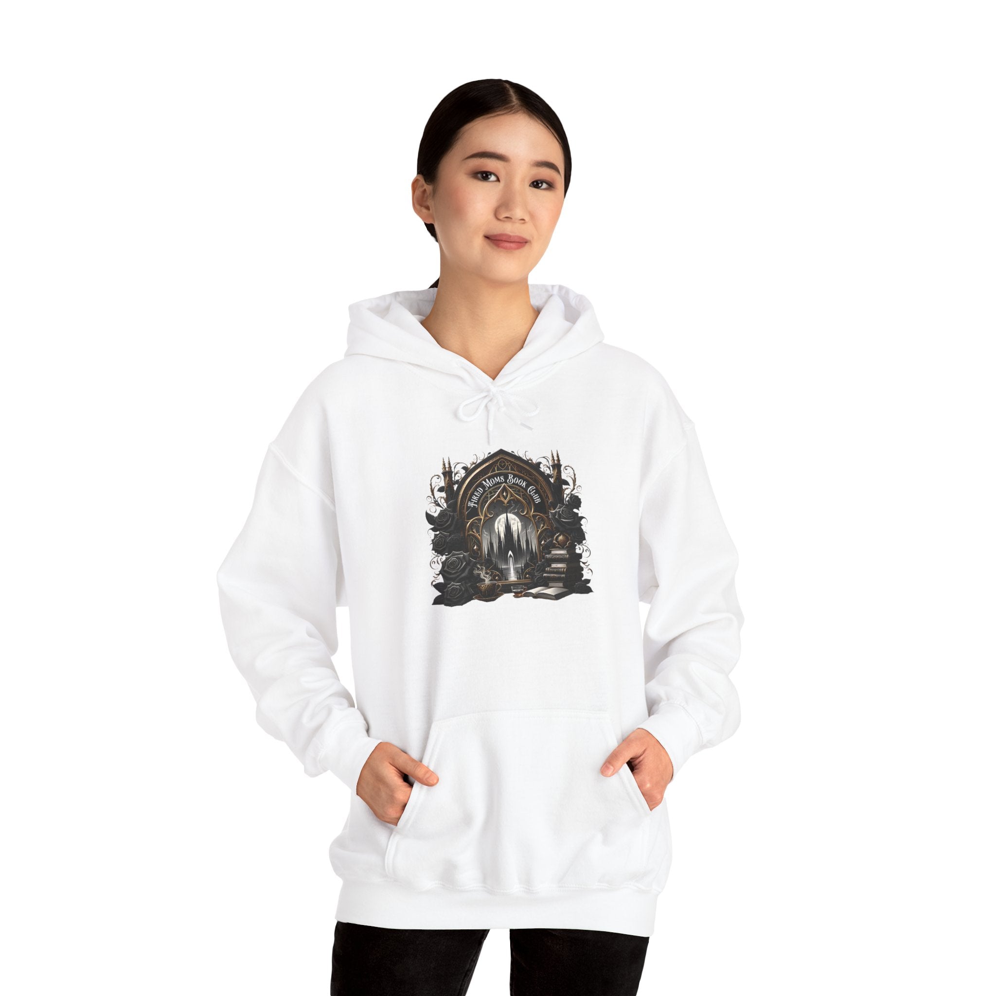 Mystic Forest Portal Hoodie — Gothic Nature Graphic Sweatshirt