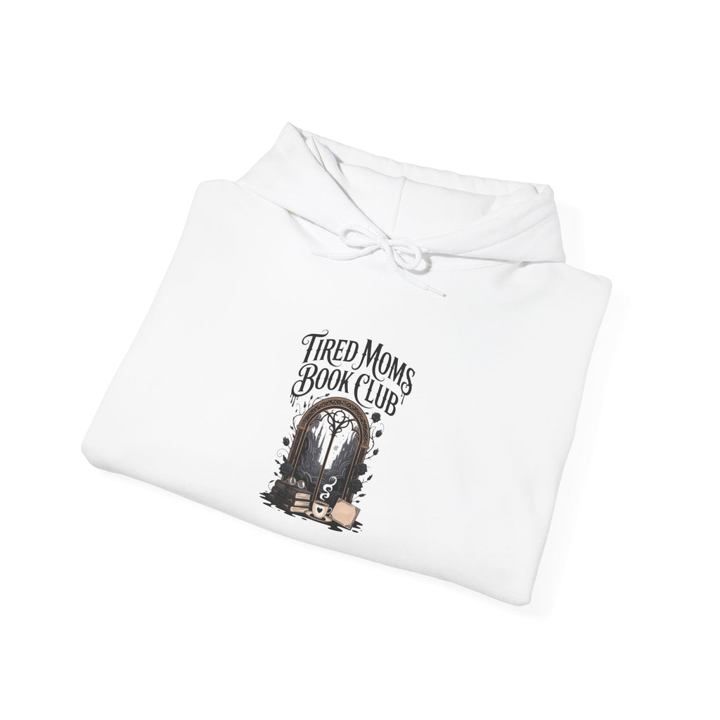 Tired Moms Book Club Hoodie – Cozy Literary Mom Sweatshirt