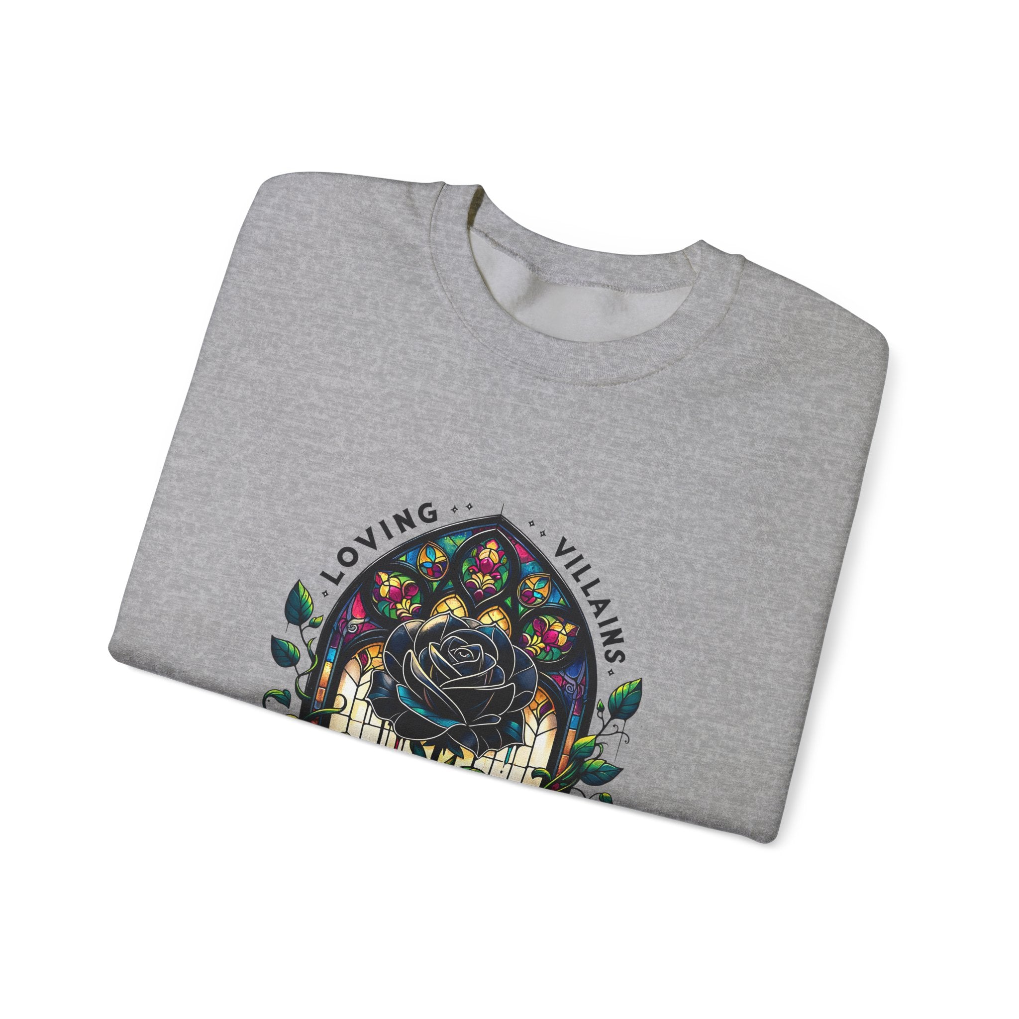 Villains Loving Rose Crewneck Sweatshirt