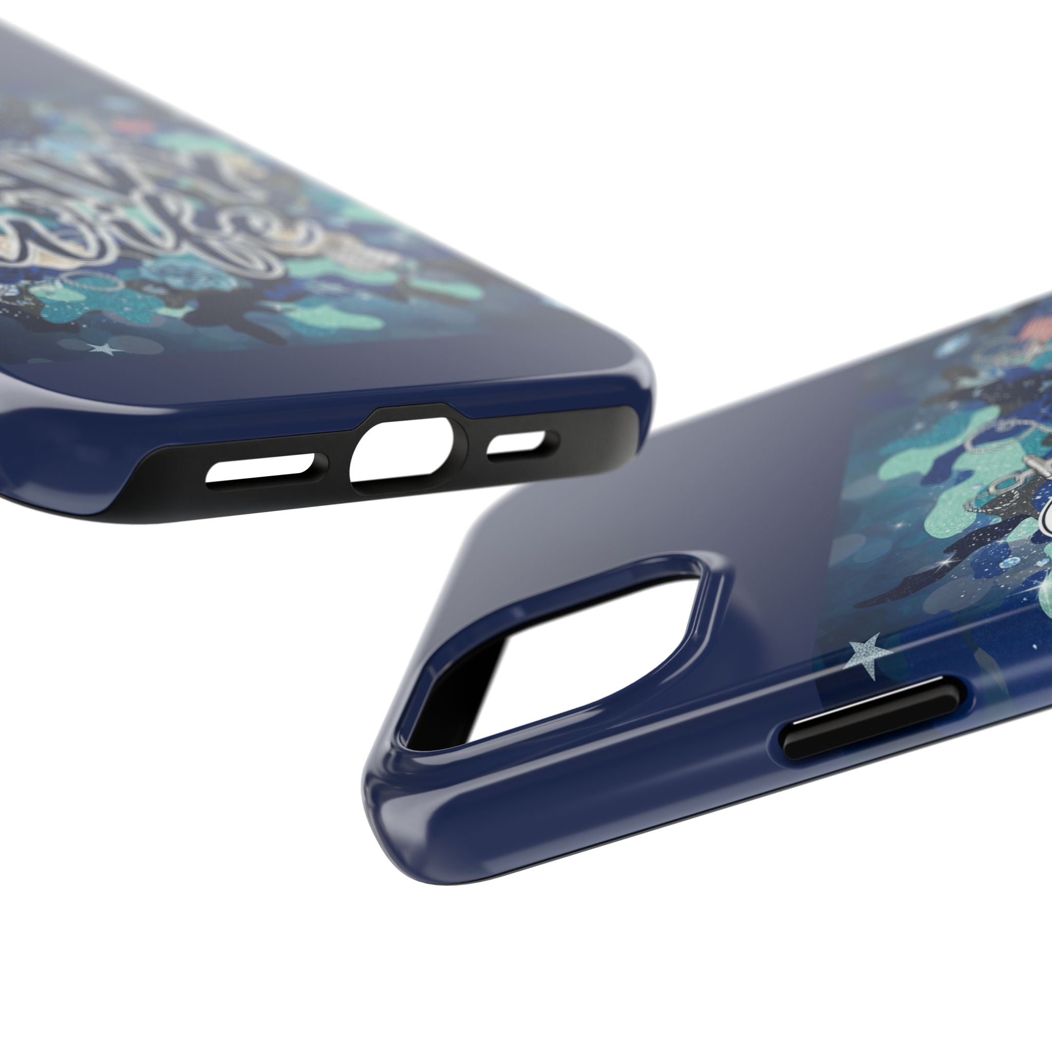 Navy Wife Tough Phone Case — Military Camouflage Protective Phone Cover, Perfect Gift for Navy Spouses
